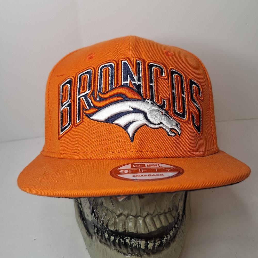 New Era Orange Broncos 9FIFTY Snapback Hat